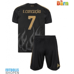 Billiga Juventus Francisco Conceicao #7 Tredjeställ Barn 2026-27 Kortärmad (+ Korta byxor)